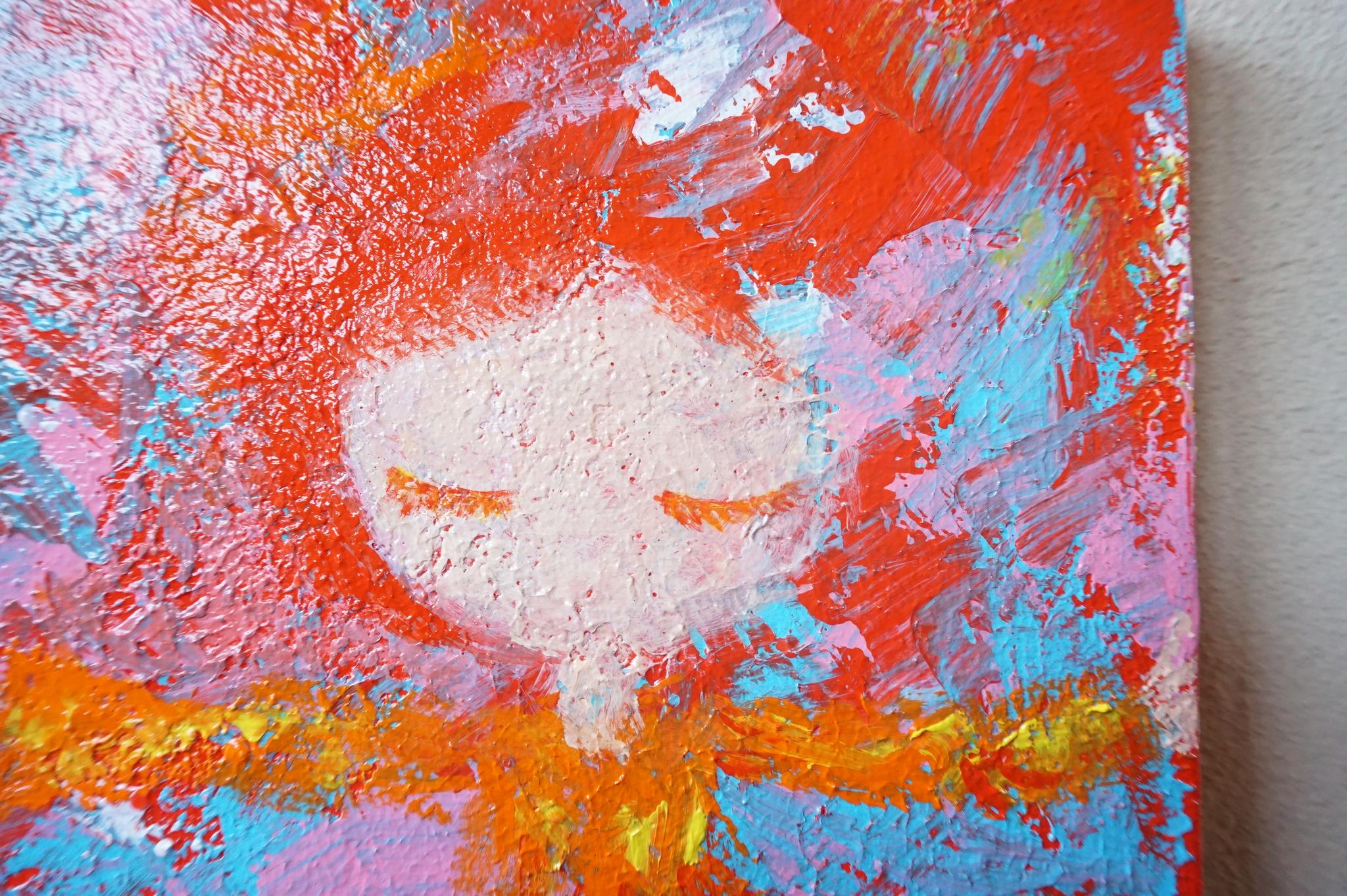 【いろとりどり】＃原画＃イラスト＃ヒーリングアート＃キャンバス＃癒し＃子供＃幸せ＃あたたかい | 2枚目